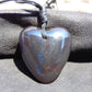 16 gr Heart Pendant Indonesian Blue Amber for Healing 25N254