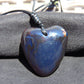 16 gr Heart Pendant Indonesian Blue Amber for Healing 25N254