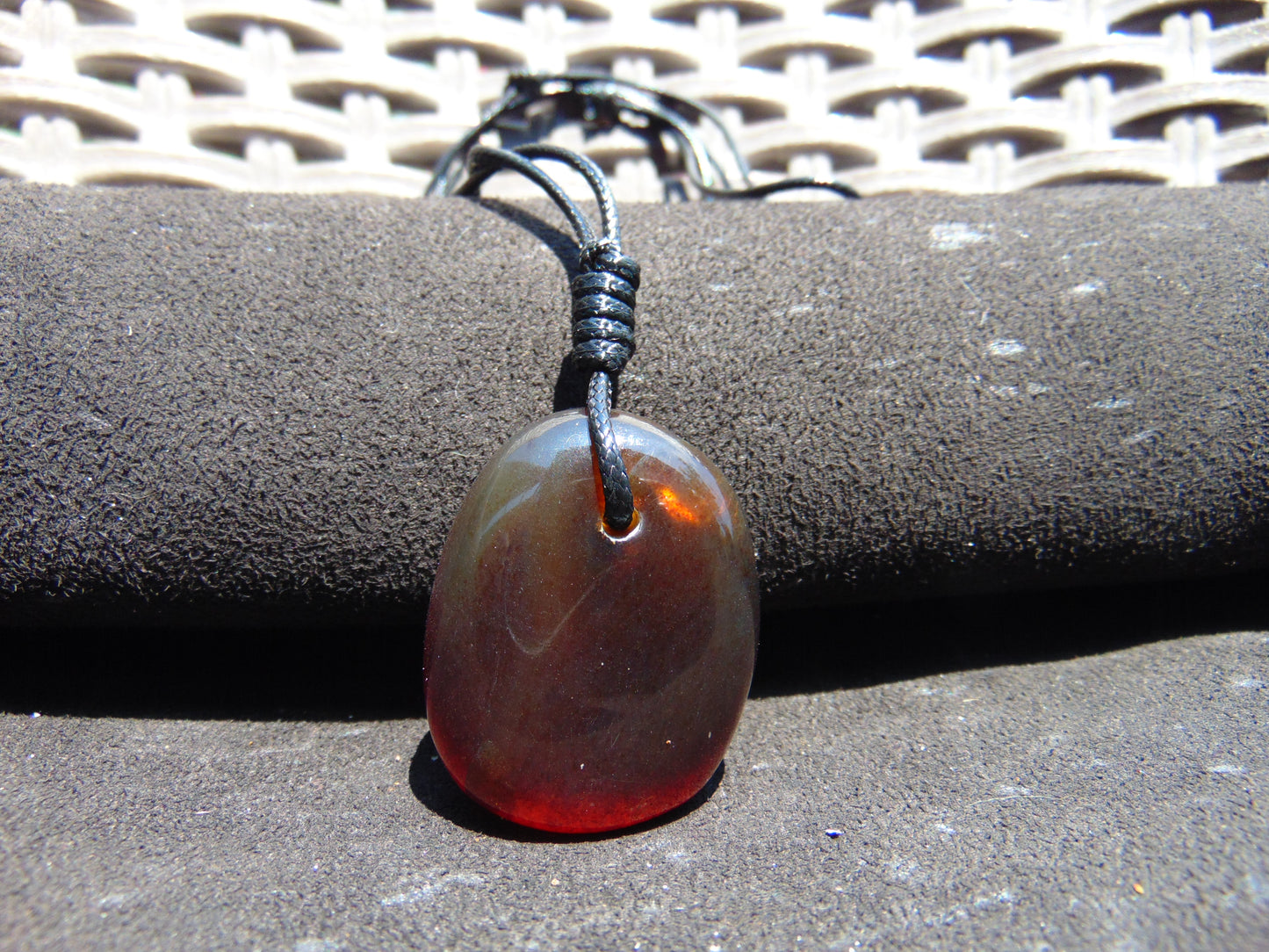 13.4 gr  Teardrop Pendant Indonesian Amber for Healing FRP2