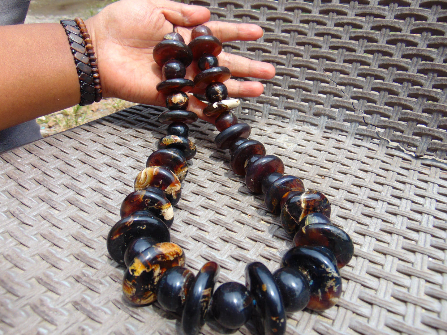 267 gram Small Necklace Beads Indonesian Amber for Healing 26NE7