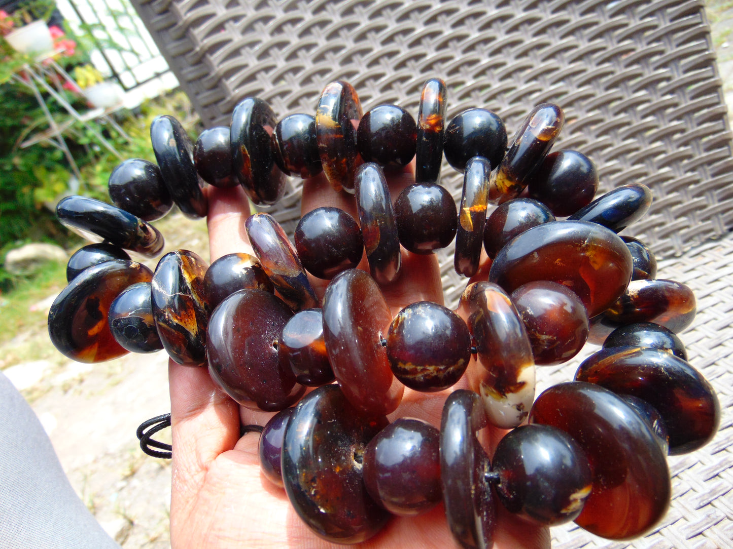 267 gram Small Necklace Beads Indonesian Amber for Healing 26NE7