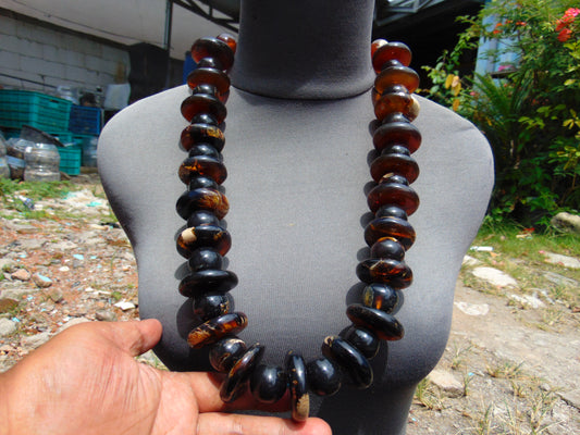 267 gram Small Necklace Beads Indonesian Amber for Healing 26NE7