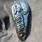 604 gr Sleep Buddha under bodhi tree 220x100x50 mm Indonesia Black Amber