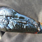 604 gr Sleep Buddha under bodhi tree 220x100x50 mm Indonesia Black Amber
