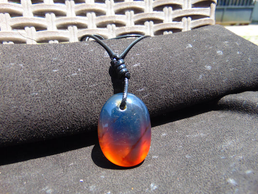 9.46 gr  Pendant Indonesian Blue Amber for Healing N12