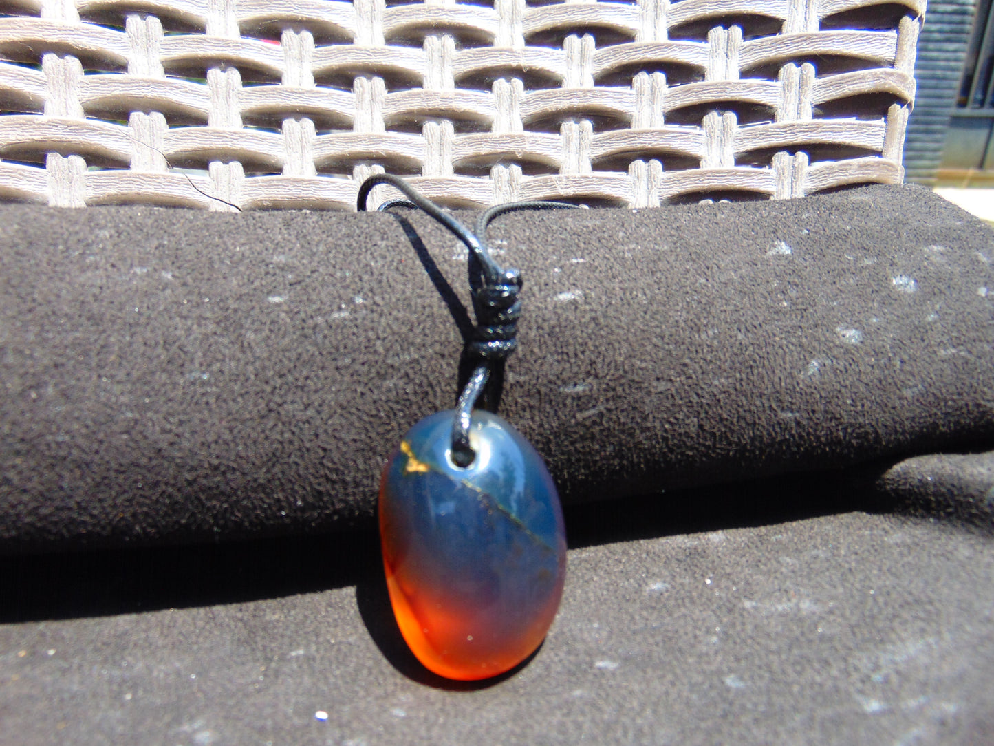 9.46 gr  Pendant Indonesian Blue Amber for Healing N12
