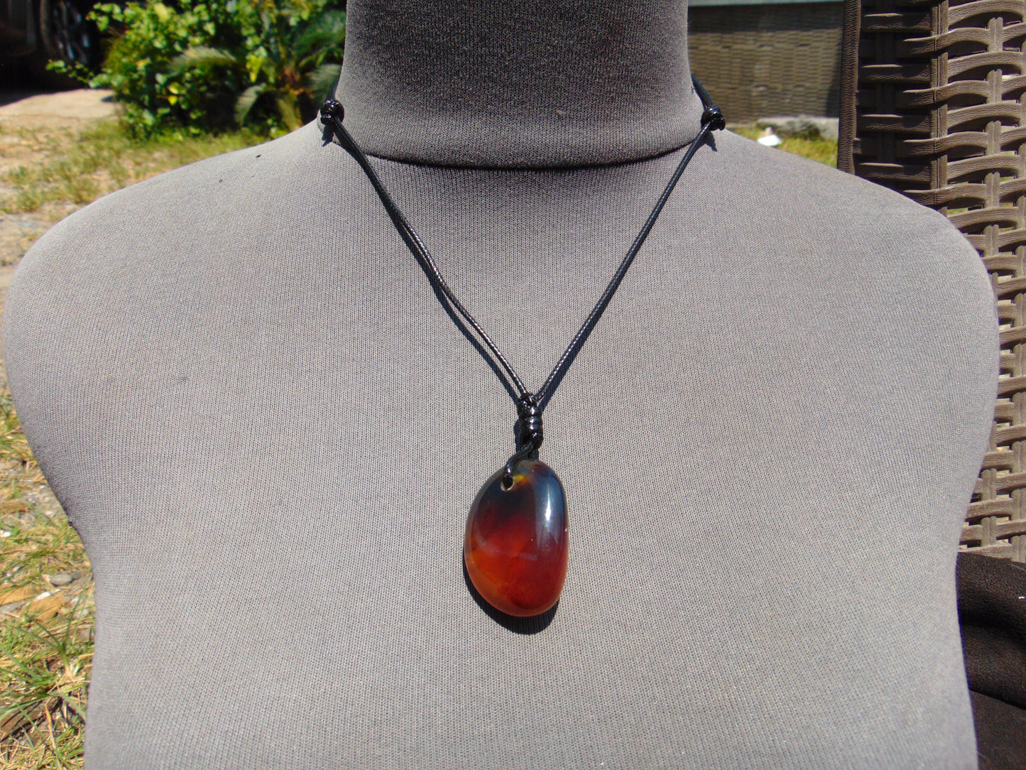 9.46 gr  Pendant Indonesian Blue Amber for Healing N12