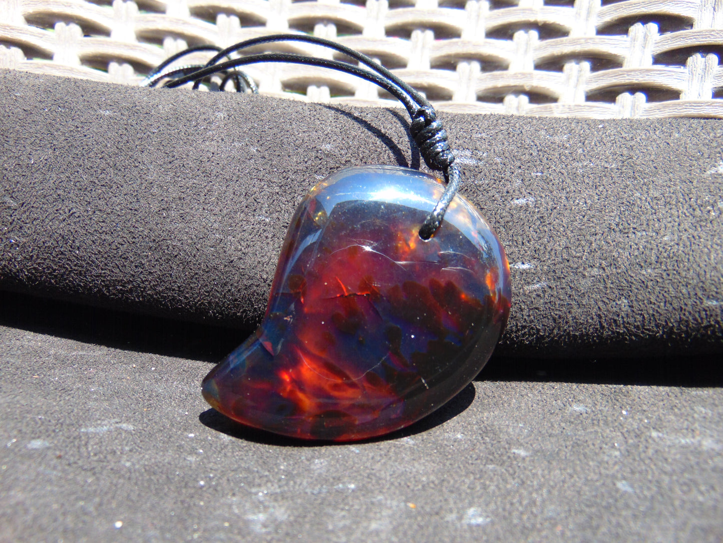 24 gr Pendant Indonesian Blue Amber for Healing 25A78