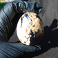 76 gr Shaped Egg 60x49 mm Indonesian White Blue Amber for Healing AJT375