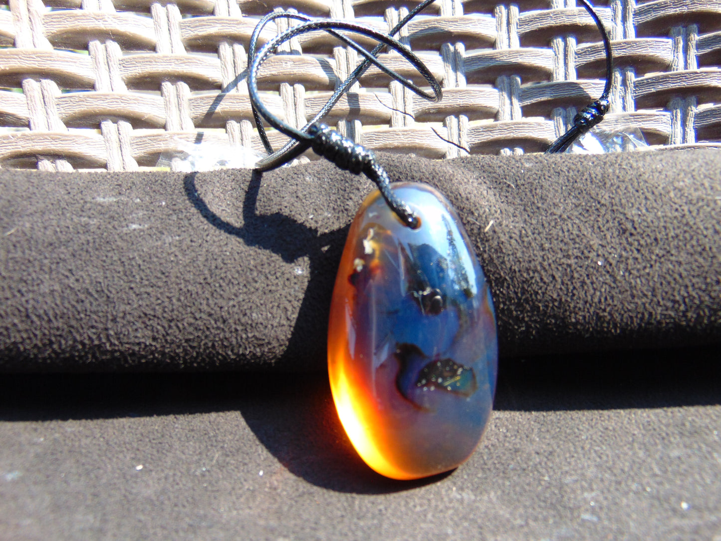 20 gr Pendant Indonesian Sky Blue Amber for Healing