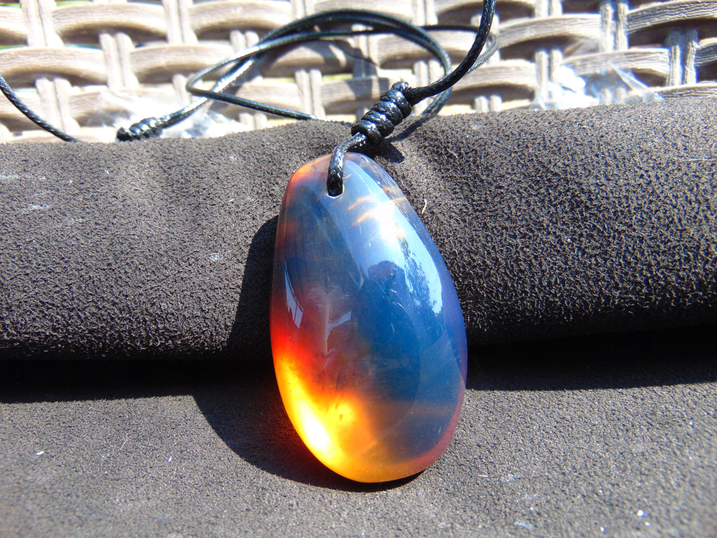 20 gr Pendant Indonesian Sky Blue Amber for Healing