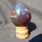 132 gr Shaped Egg 72x59 mm Indonesian Cherry Red Amber for Healing AJT377
