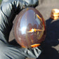132 gr Shaped Egg 72x59 mm Indonesian Cherry Red Amber for Healing AJT377