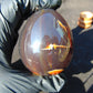 132 gr Shaped Egg 72x59 mm Indonesian Cherry Red Amber for Healing AJT377