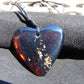 5 gr Heart Pendant Indonesian Blue Amber for Healing 25A266