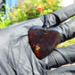 5 gr Heart Pendant Indonesian Blue Amber for Healing 25A266
