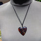5 gr Heart Pendant Indonesian Blue Amber for Healing 25A266