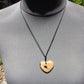 5 gr Heart Pendant Indonesian white Amber for Healing 25A244