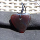 7 gr Heart Pendant Indonesian Red Amber for Healing 25A269