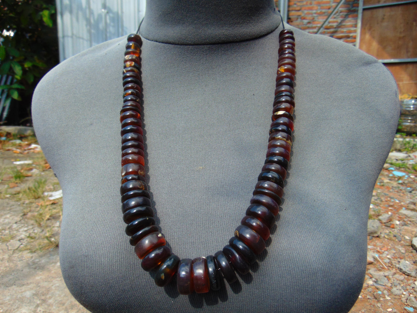 79 gr Small Necklace 79 beads Indonesian Amber for Healing 26NE40