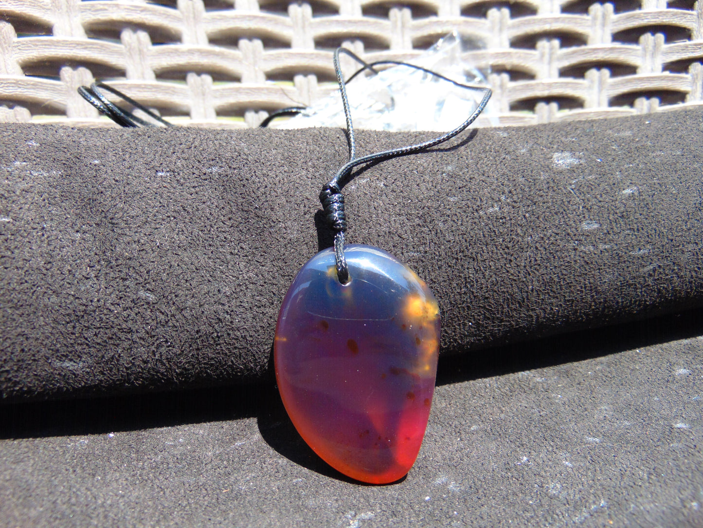 11 gr Pendant Indonesian Blue Amber for Healing PCY402