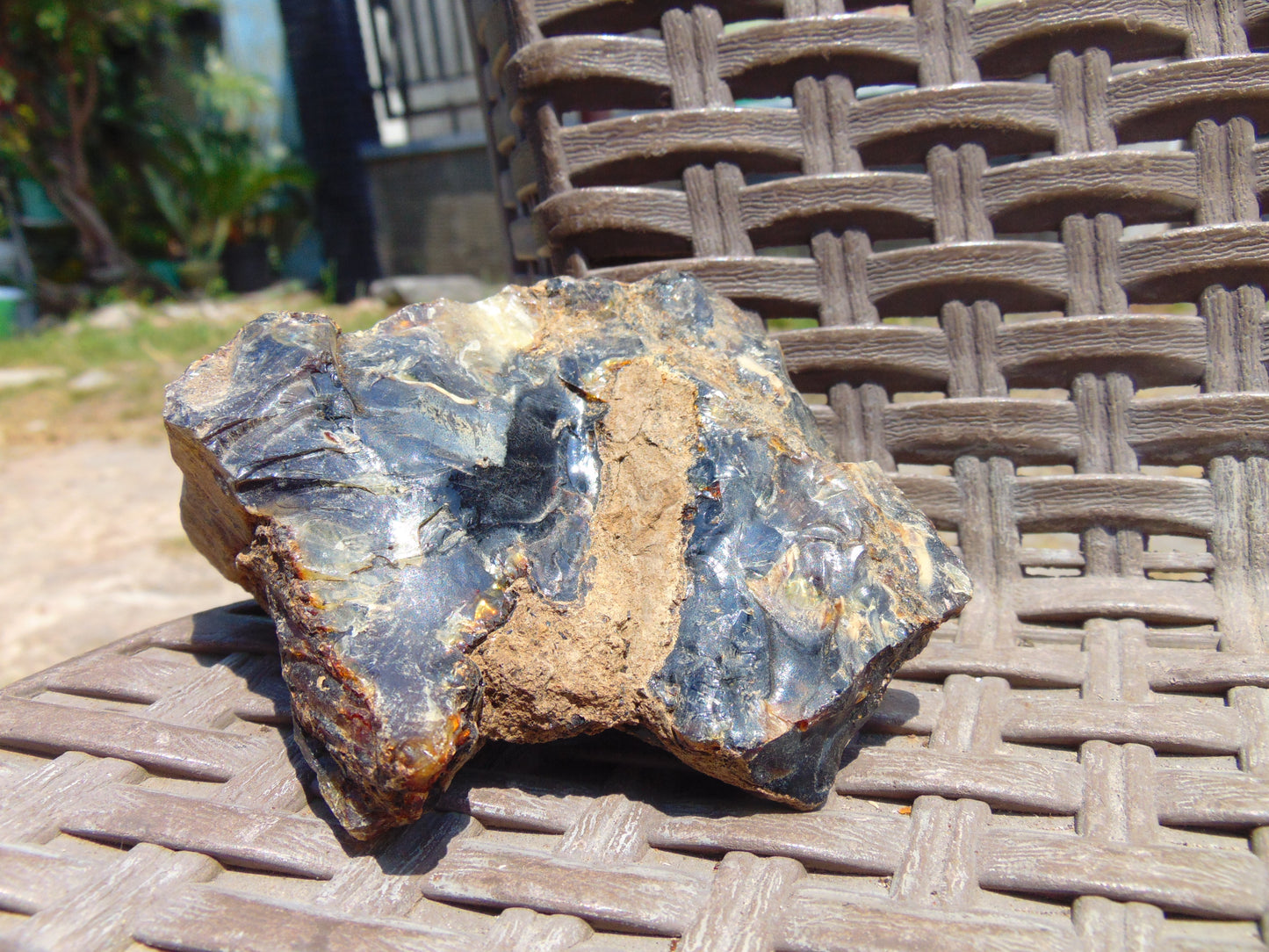 67 gram Rough Raw Indonesian Blue Amber for Healing 26MRB32