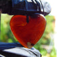 4 gr Heart Pendant Indonesian Amber for Healing 25N235