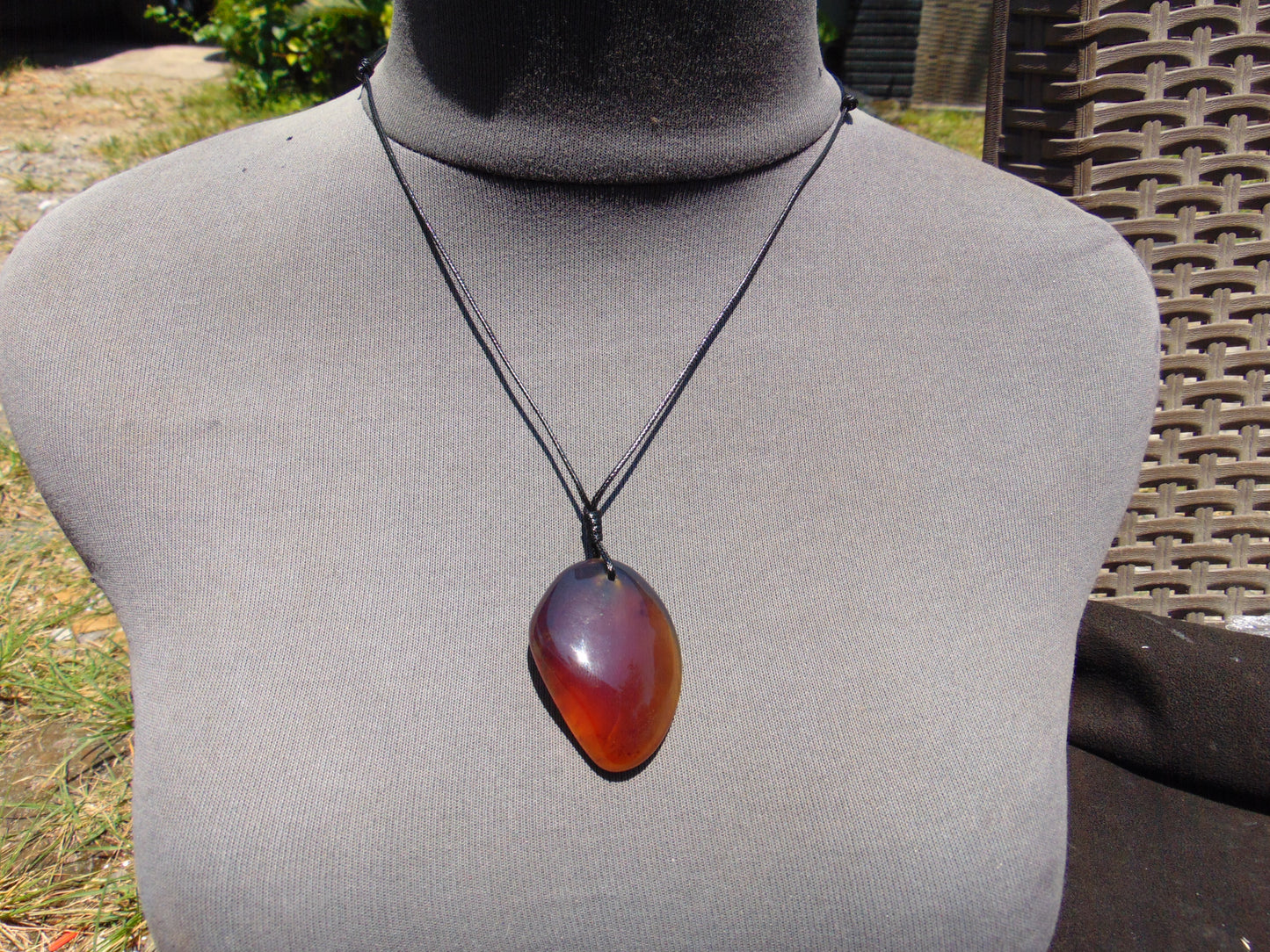 11 gr Pendant Indonesian Blue Amber for Healing PCY402