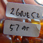 57 gr Small Necklace beads Indonesian Yellow Blue Amber for Healing 26NE52