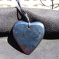 7 gr Heart Pendant Indonesian Blue Amber for Healing 25A274