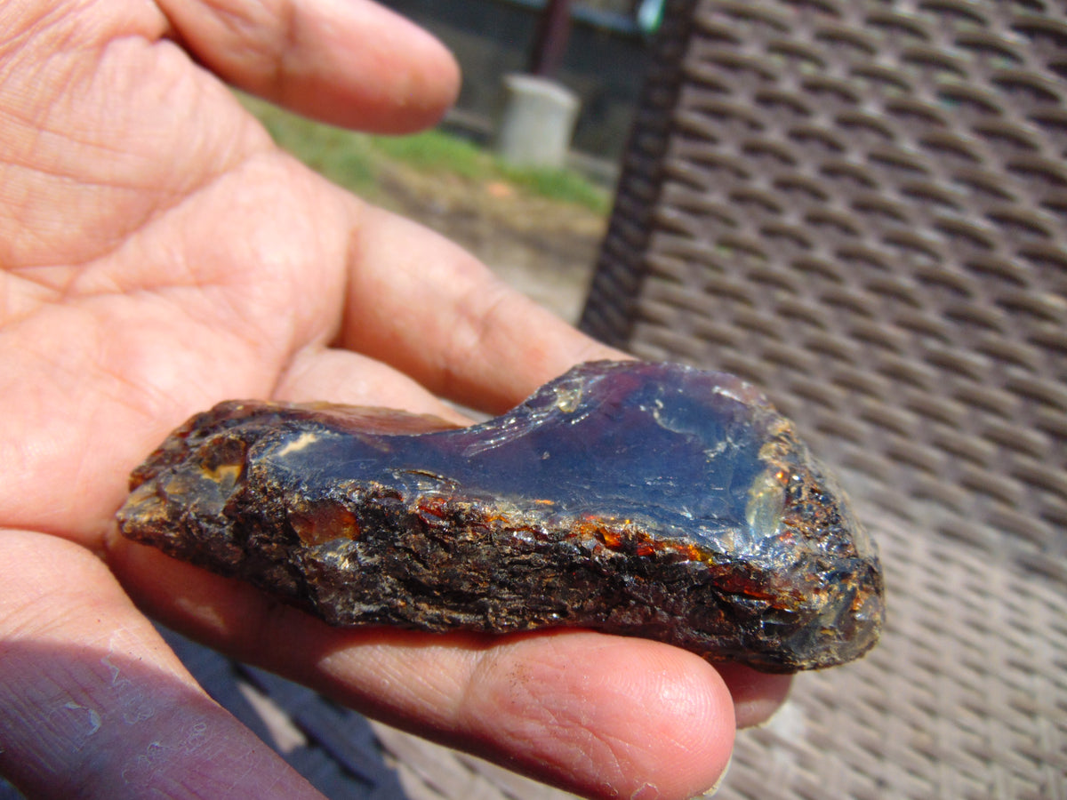 22 gram Rough Raw Indonesian Blue Amber for Healing 26MRB36