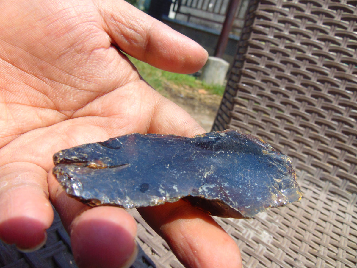 22 gram Rough Raw Indonesian Blue Amber for Healing 26MRB36
