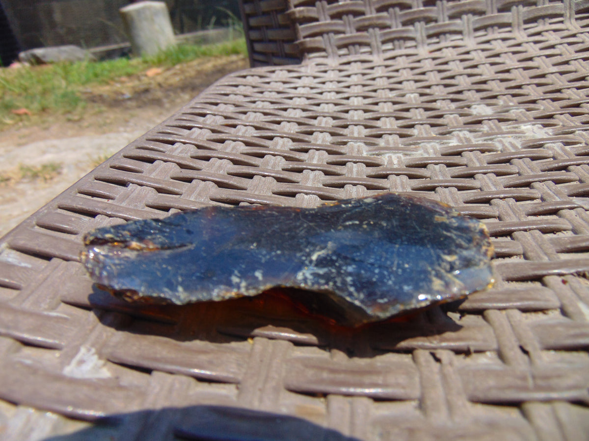 22 gram Rough Raw Indonesian Blue Amber for Healing 26MRB36
