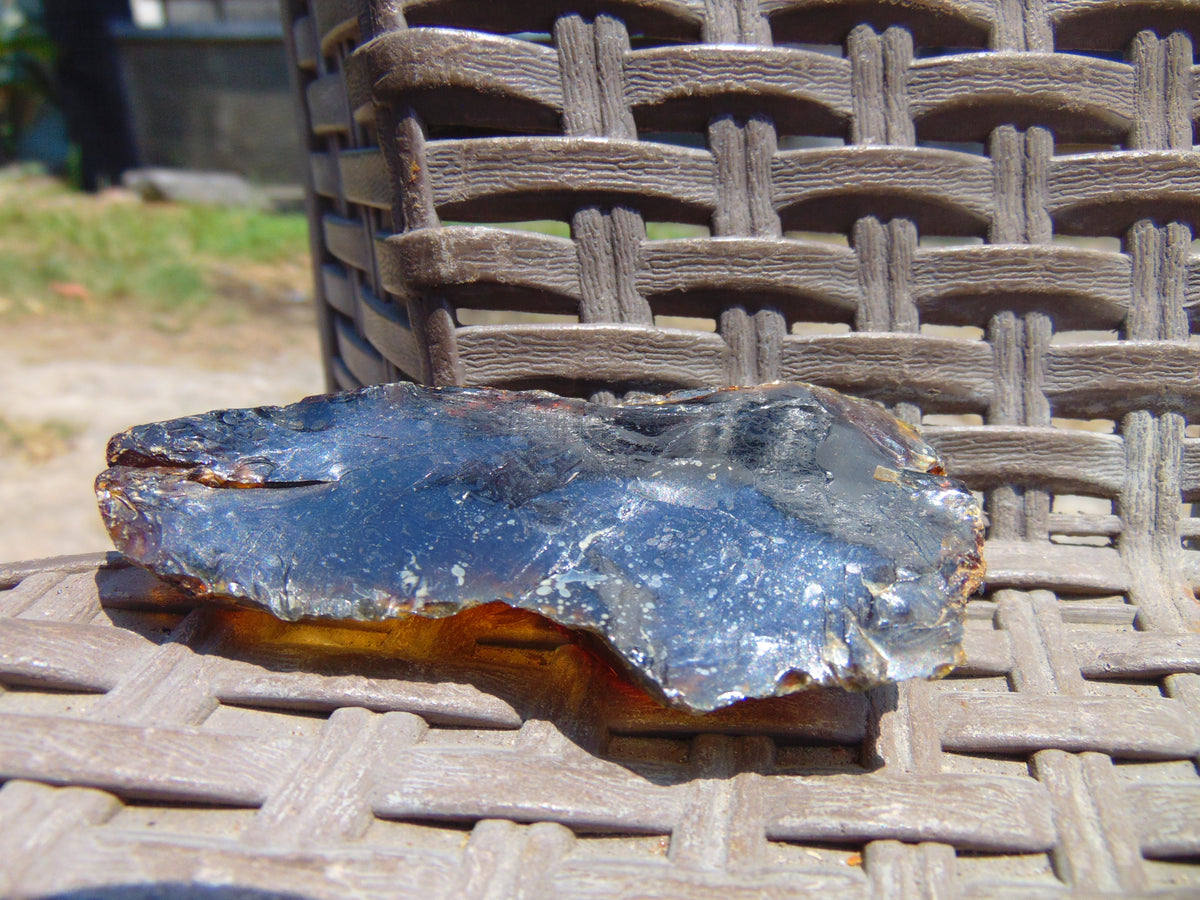 22 gram Rough Raw Indonesian Blue Amber for Healing 26MRB36