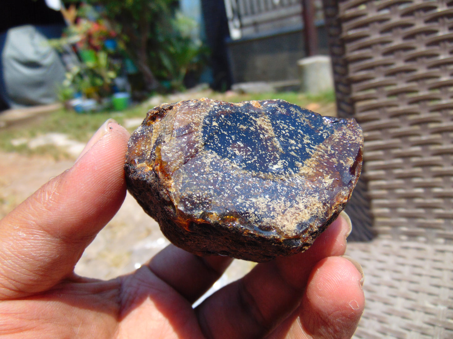 60 gram Rough Raw Indonesian Blue Amber for Healing 26MRB1