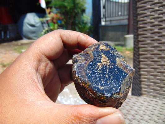 60 gram Rough Raw Indonesian Blue Amber for Healing 26MRB1