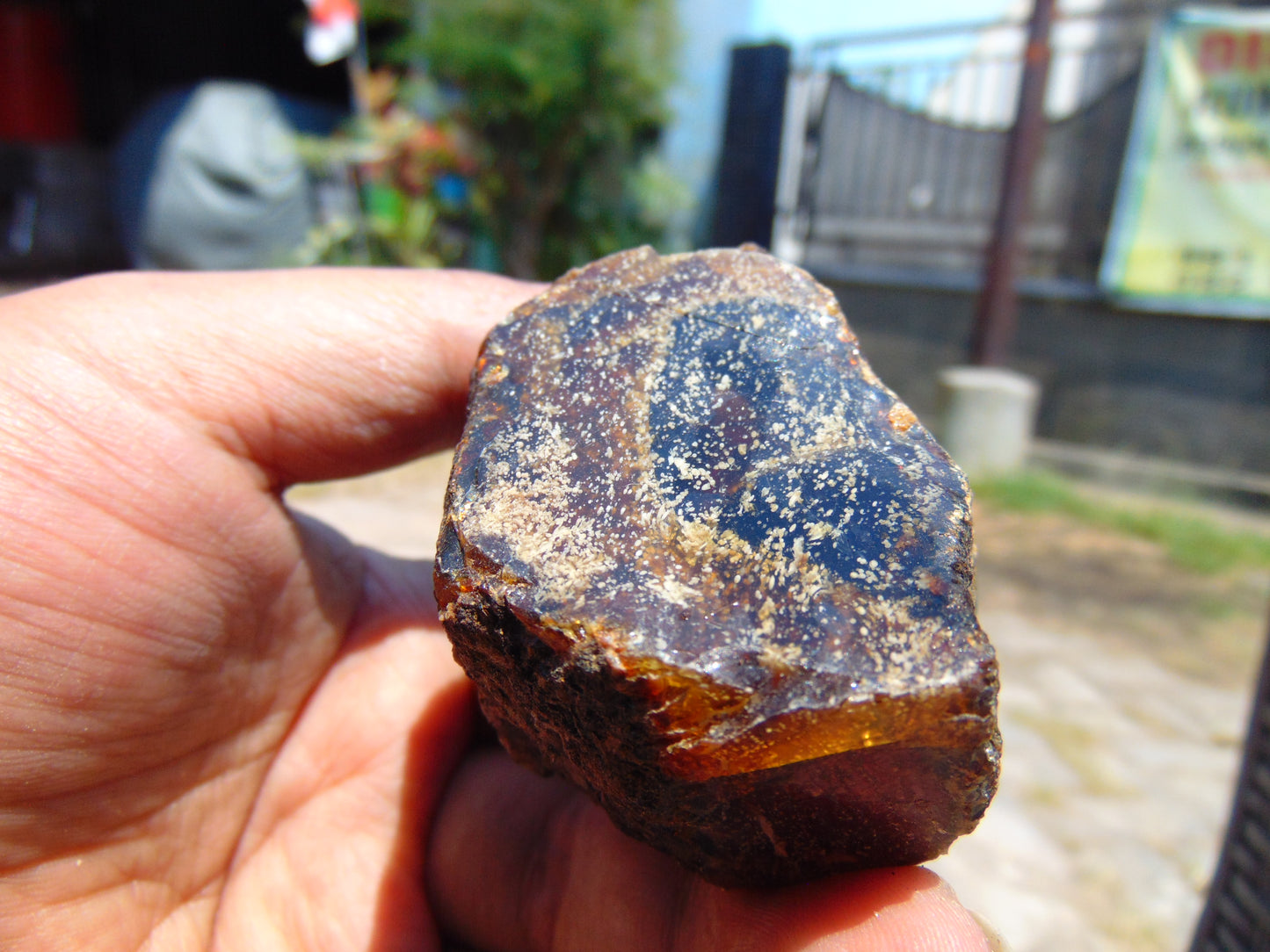 60 gram Rough Raw Indonesian Blue Amber for Healing 26MRB1