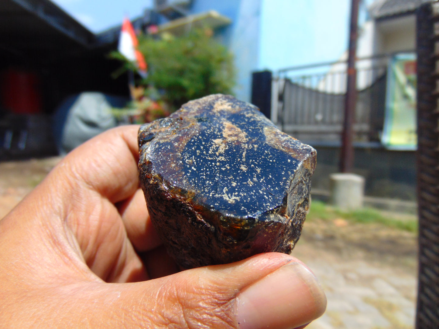 60 gram Rough Raw Indonesian Blue Amber for Healing 26MRB1