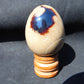 109 gr Shaped Egg 93x73 mm Indonesian White Amber for Healing AJT379