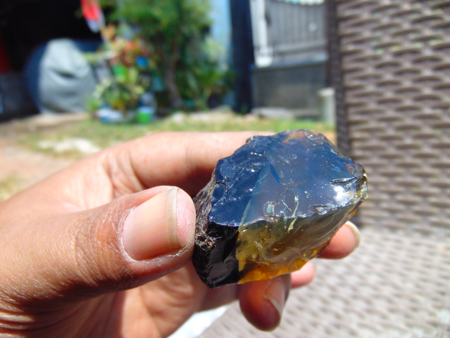 22 gram Rough Raw Indonesian Blue Amber for Healing 26MRM27