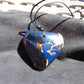 13 gr Heart Pendant Indonesian Blue Amber for Healing 25Y181