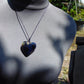 13 gr Heart Pendant Indonesian Blue Amber for Healing 25Y181