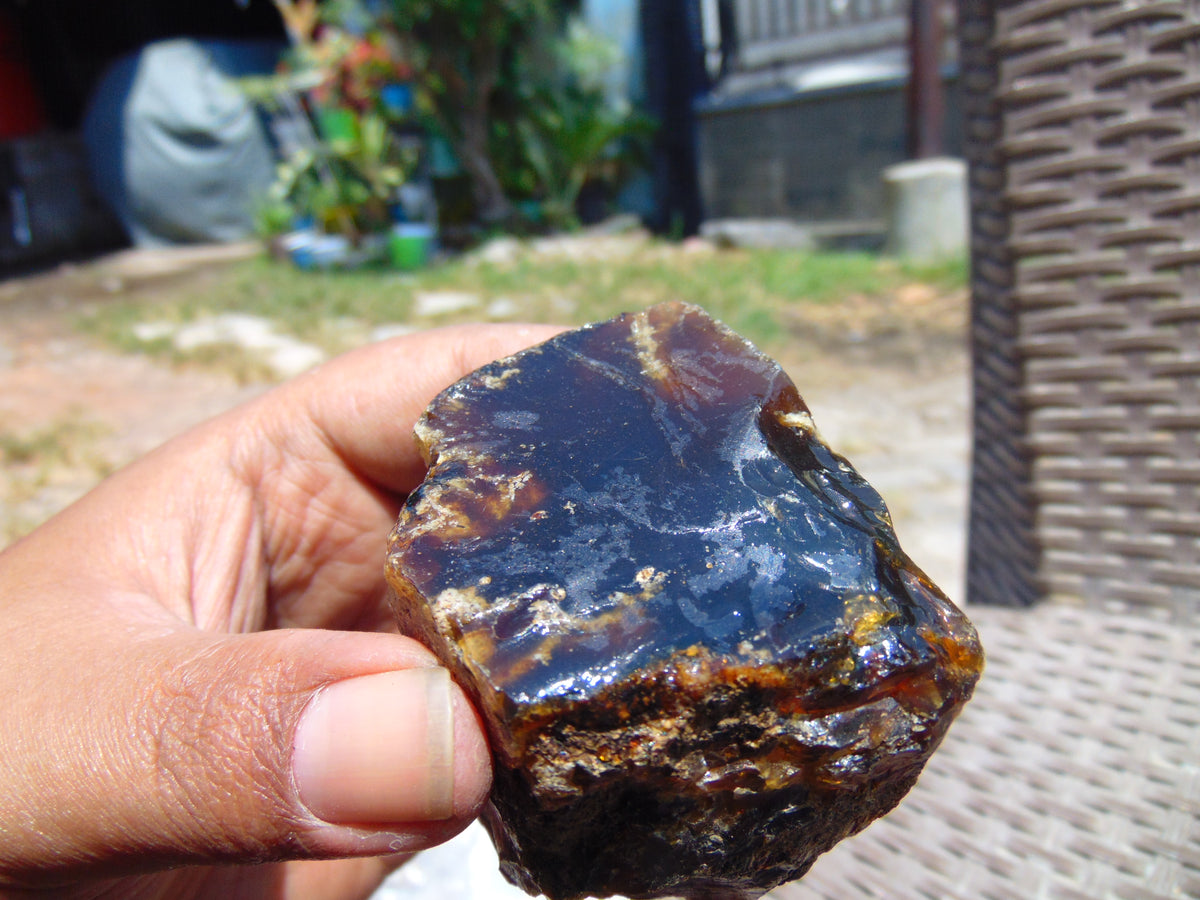 71 gram Rough Raw Indonesian Blue Amber for Healing 26MRB50