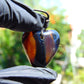 8 gr Heart Pendant Indonesian Blue Amber for Healing 25Y184