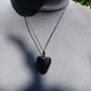 8 gr Heart Pendant Indonesian Blue Amber for Healing 25Y184
