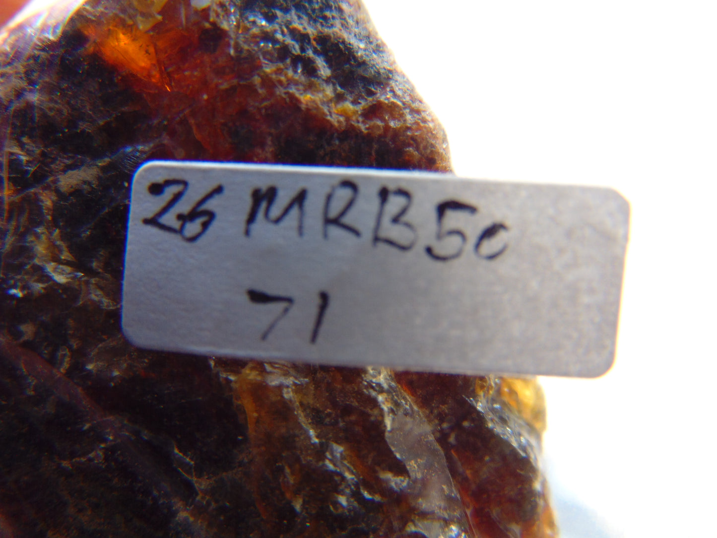 71 gram Rough Raw Indonesian Blue Amber for Healing 26MRB50