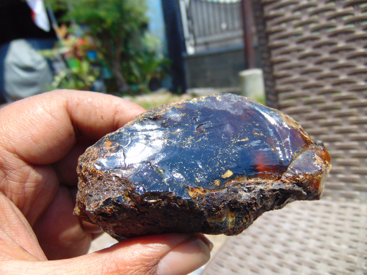 71 gram Rough Raw Indonesian Blue Amber for Healing 26MRB43