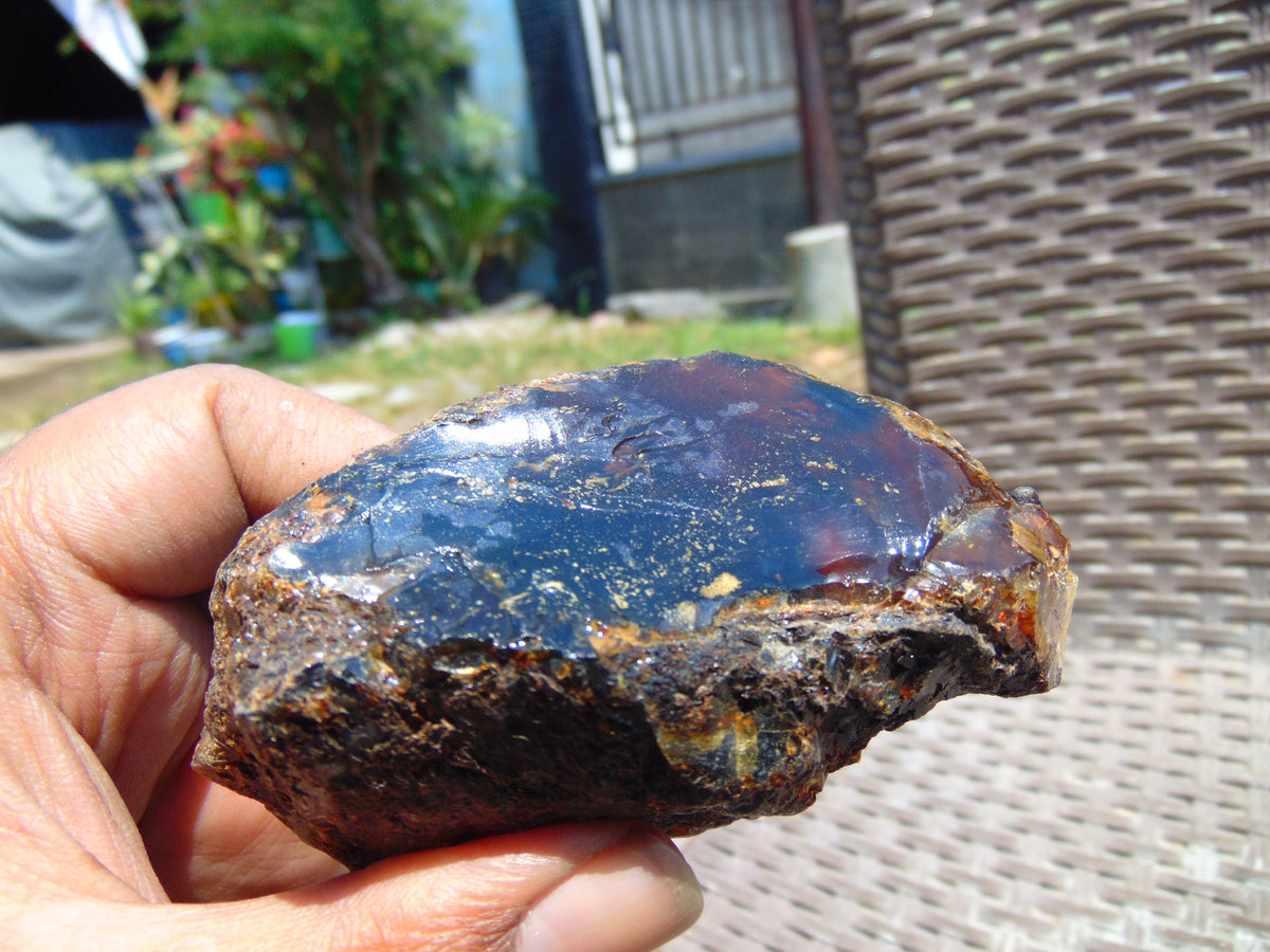 71 gram Rough Raw Indonesian Blue Amber for Healing 26MRB43