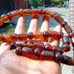 65 gr Small Necklace beads Indonesian Yellow Red Amber for Healing 26NE43
