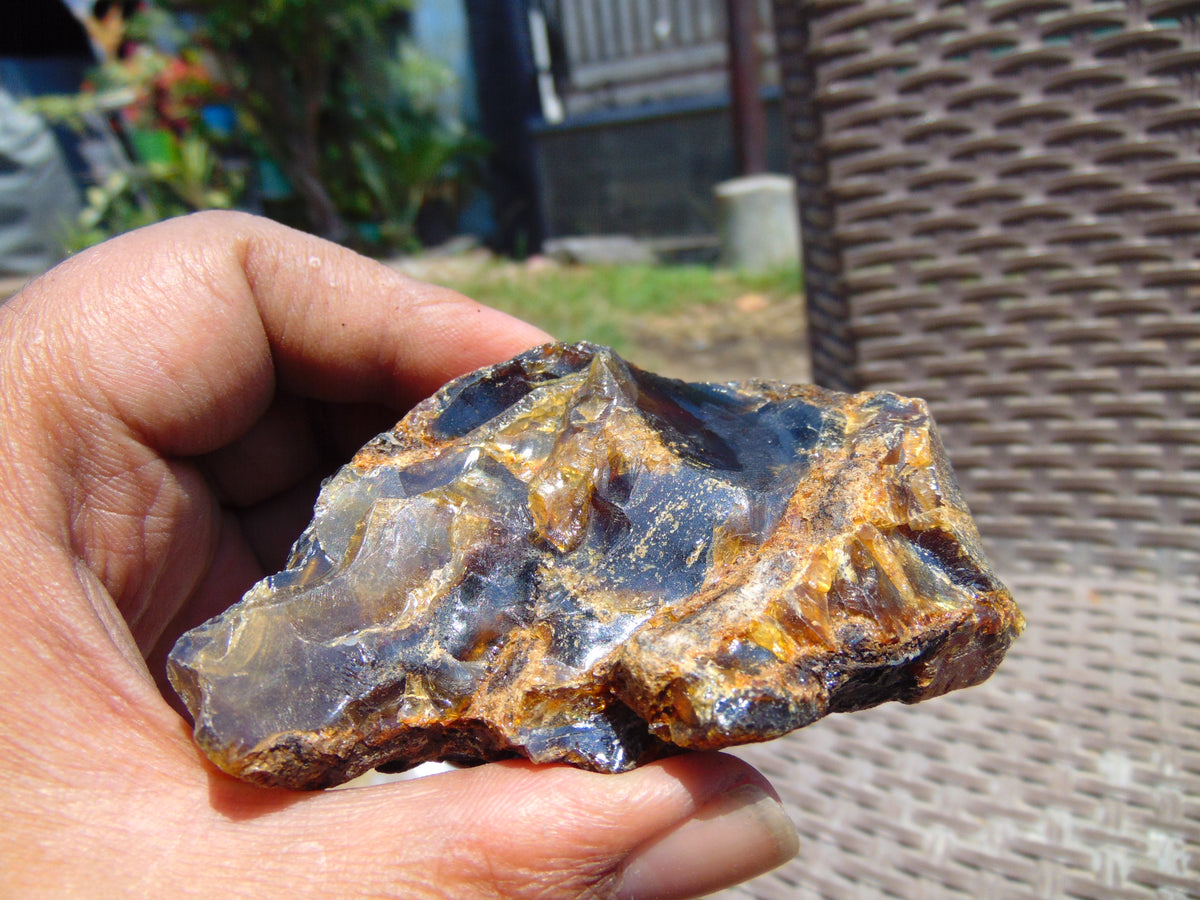71 gram Rough Raw Indonesian Blue Amber for Healing 26MRB43